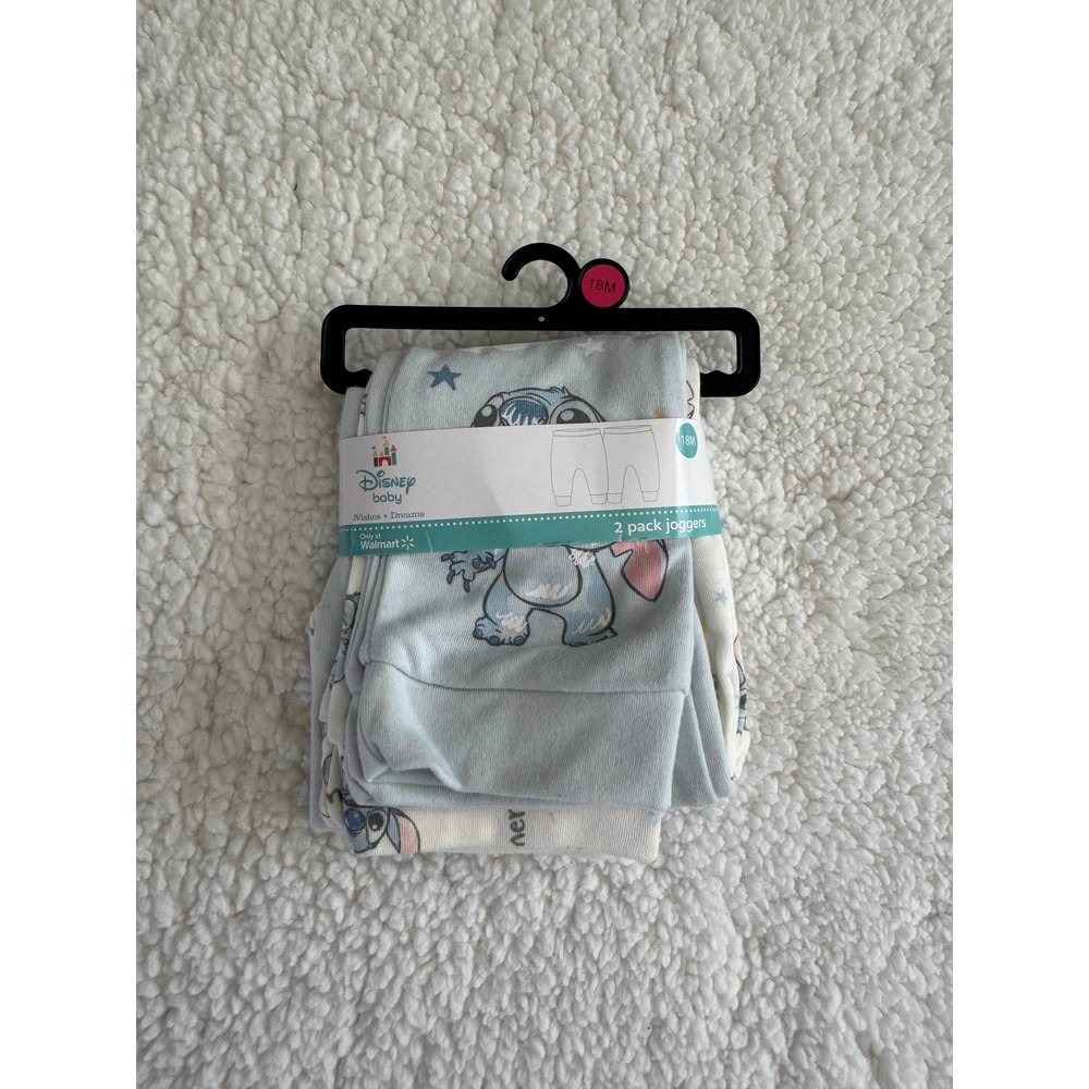 Disney Baby 2 Pack Joggers Kids 18M Blue New